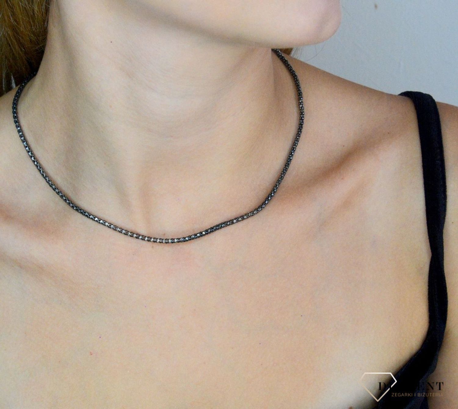 Srebrny łańcuszek 925 czarny ozdobny splot 2,4 mm DIA-LAN-5917-925 2,4mm (1).jpg